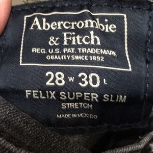 Boys Abercrombie grey jeans